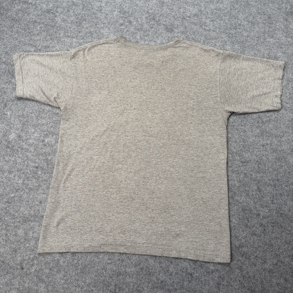 USA Made in America 2016 T-Shirt Men's Medium Gray Cotton Blend Patriotic Flag - Picture 11 of 14